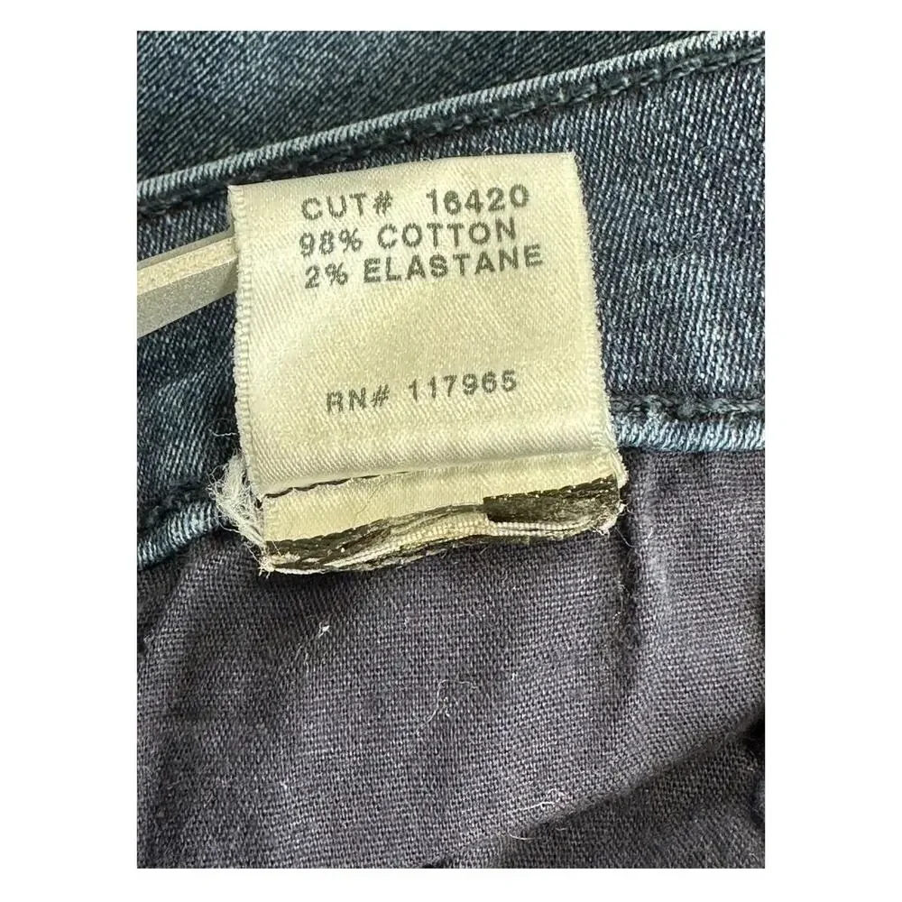 J Brand Jeans Womens 26 Dark Wash Mood Super Skinny Cotton Stretch Denim Y2K USA - Picture 6 of 7